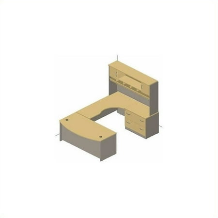 Series U-shape Computer - Bush Business Series C 4-Piece U-Shape Right-Hand Computer Desk