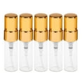 thumbnail image 1 of Botella de perfume vacía Zulema 5 piezas transparente dorado, 1 of 8
