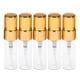 thumbnail image 4 of 5 Botellas de Perfume Vacías Colcomx de Viaje Transparente Dorado, 4 of 8