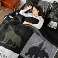 thumbnail image 3 of Feelyou Rustic Farmhouse Bedding Comforter Set 7 Pieces, Buffalo Queen Bedding Sets, 3 of 7