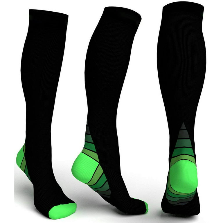 1/2/3/6 Pairs Sport Compression Socks for Men & Women 20-30 mmHg - Athletic  Fit 