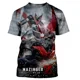 thumbnail image 3 of Camiseta de manga corta con estampado 3D de Mazinger Z para hombre, camiseta moderna con patrón de transformadores, comodidad urbana de verano, 3 of 5