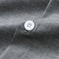 thumbnail image 6 of Hessimy Mens Short Sleeve Dress Shirts Wrinkle Free Solid Casual Button Down Shirts with Pocket,Wrinkle Free(Grey,XL), 6 of 8