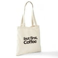 thumbnail image 6 of CafePress - But First Coffee Tote Bag - Unisex Canvas Tote Bag, Beige, 1-Piece, 6 of 6