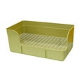 thumbnail image 3 of TOOYFUL Potty Pee Pan Tray Corner Toilet Box Pet Toilet for Cat Small Animals Rats Cage Accessories Green, 3 of 9