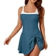 thumbnail image 1 of Traje de Baño con Falda Inferior 2025 Primavera Moda Conservadora, Color Sólido Dividido Conjunto de Trajes de Baño Conjuntos, 1 of 8