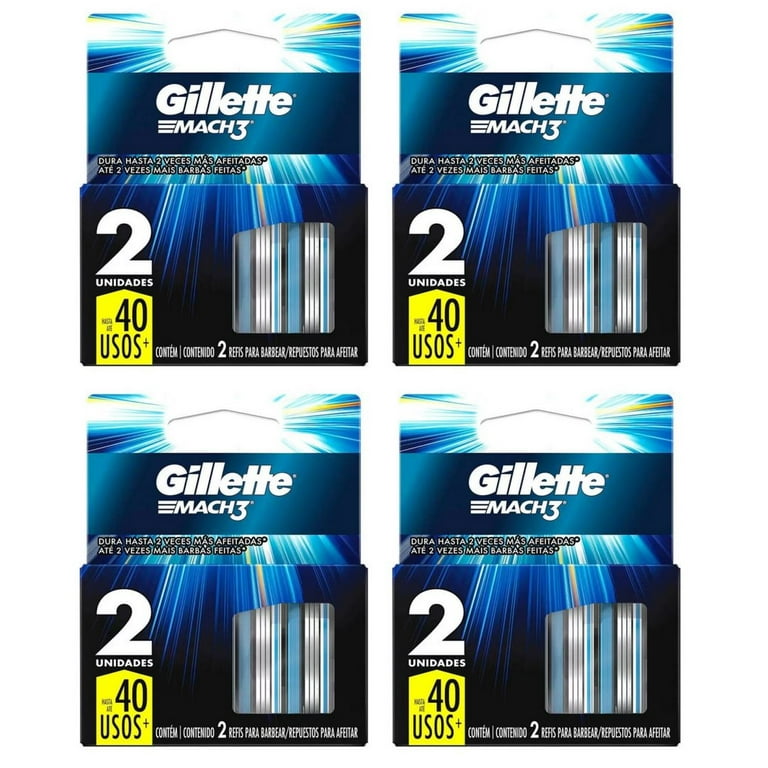Gillette MACH3 替え刃 8個入　12箱セット。 Gillette Mach3 Refill Razor Blades for Men, 8 ct, Comfort Guard