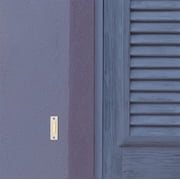 Newhouse Hardware Rectangular Lighted Wired Doorbell Push Button, White