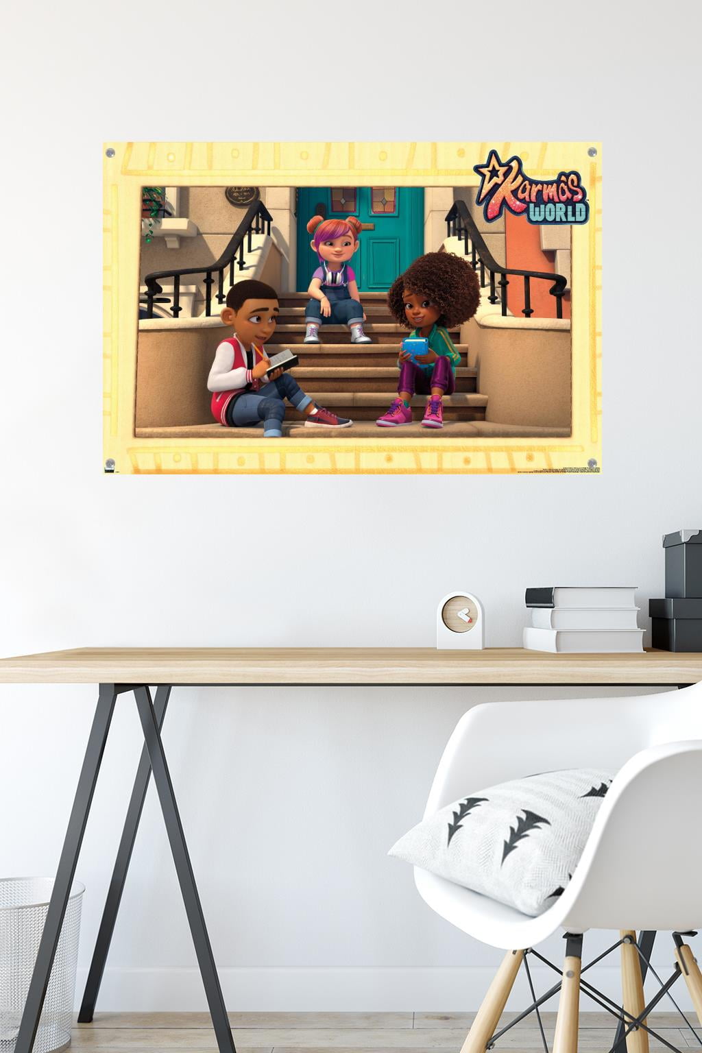 Karma's World - Group Wall Poster with Pushpins, 22.375" x 34"