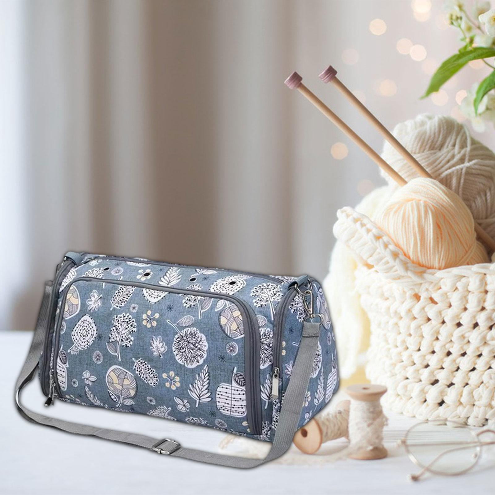 Sharprepublic Yarn Bag for Crocheting Yarn Outlet Design Woven Bag for Family
