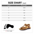 thumbnail image 6 of Pennysue Women's Arch Support Sandals Brown Woven Orthopedic Walking Sandals 8.5M, 6 of 6