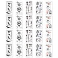 thumbnail image 1 of Kit de pegatinas de tatuajes temporales de 20 hojas, pegatinas de tatuaje para niñas y adultos, belleza, 1 of 5