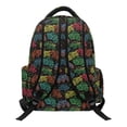 thumbnail image 2 of HUIACONG Neon Monster Truck Print School Backpack for Kids Boys Age 5-14 Water Repellent Multi Pocket Bookbag with Adjustable Padded Straps Sturdy Large Capacity Daypack for Elementary Travel, 2 of 7