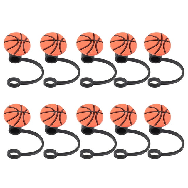 Shisuyan 10pcs Straw Covers Caps Drinking Straw Caps Reusable Drinking Straw Caps Covers