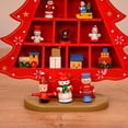 thumbnail image 4 of Árbol de Navidad de madera DIY para mesa de escritorio con accesorios decorativos, decoración de mesa hecha a mano, juguete de regalo DIY Xemadio FLD-3520, 4 of 6