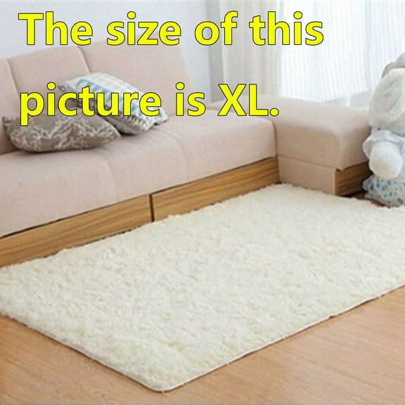 JANSION Ultra Soft Indoor Modern Area Rugs Fluffy Living Room Carpets Suitable for Children Bedroom Home Decorate 4 Sizes
