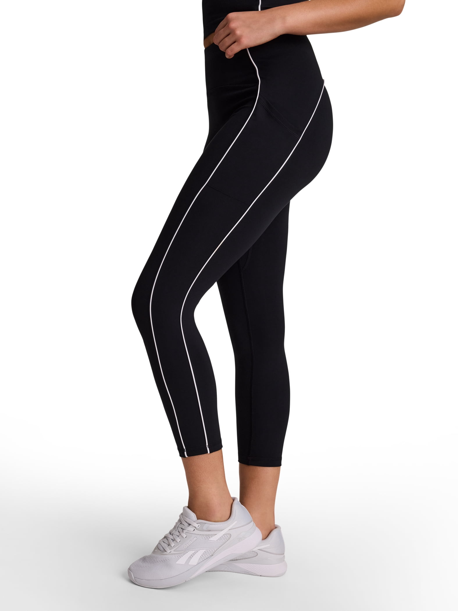 Reebok Women's and Women's Plus Team Player High Rise Capri Legging, Sizes XS-4X