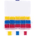thumbnail image 1 of 200pcs Wire Butt Connectors, 10-22AWG Butt Splice Crimp Connectors Assorted Insulated Electrical Straight Wire Terminal Connectors, 1 of 5