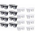 thumbnail image 1 of 16 Piezas Ruedas Rodantes para Bote de Basura Muebles Caja de Almacenamiento Unidireccional Polea Resistente al Desgaste Silencioso, para Macetas, Calentadores Pequeños, Etc.—Negro + Blanco, 1 of 5