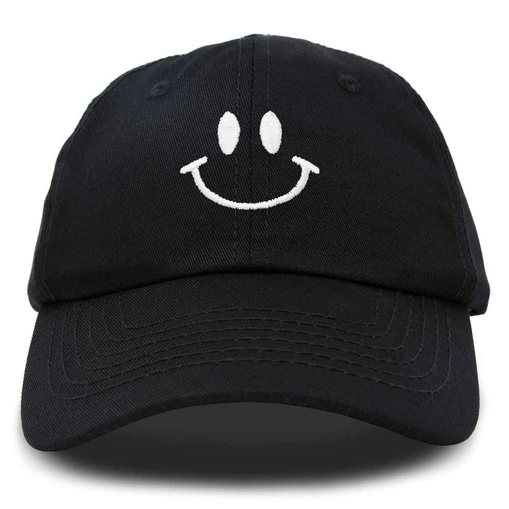 DALIX Smile Face Baseball Cap Smiling Happy Dad Hat Men Women Teens in
