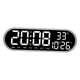 thumbnail image 5 of Reloj de pared LED Reloj de escritorio Adultos Regalo silencioso Reloj despertador multifuncional Control remoto para dormitorio Sala Blanco Macarena Despertador, 5 of 8