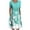 Green, variant on YanHoo Women's Sundress Summer Short Sleeve Crew Neck T-Shirt Dress Loose Casual Floral Print Midi Dress with Pockets