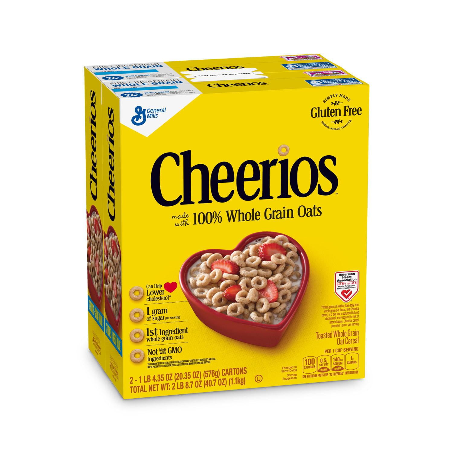 Cheerio GlutenFree Cold Cereal (20.35 oz., 2 pk.)