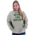 thumbnail image 3 of Do You Like Apples Famous Quote Hoodie Sweatshirt Women Men Brisco Brands M, 3 of 6
