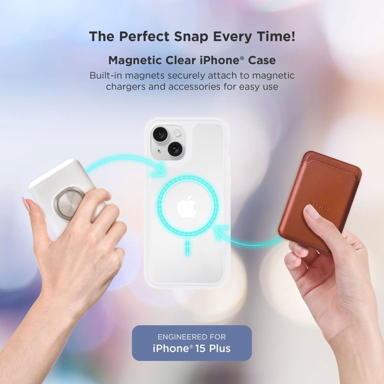 iHome Magnetic Velo iPhone Plus Case - Clear photo 3