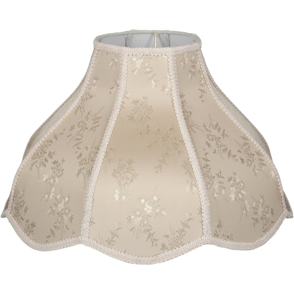 Better Homes & Gardens Jacquard Bell Lamp Shade, Beige