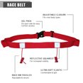 thumbnail image 3 of 2 Pieces Race Number Belt with 6 Gel Loops for Running Cycling Triathlon Marathon, 3 of 5