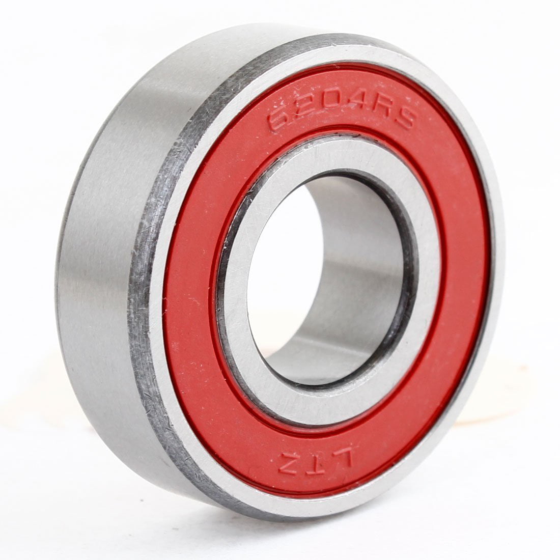 PACK OF 4 8" RED PLASTIC CENTRE ONLY WITH 20MM ROLLER BEARINGS 