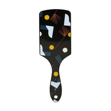 Goody Tru X Hola Lou Collab Ouchless® Detangling Printed Paddle Brush Black, 1 CT