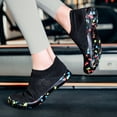 thumbnail image 3 of lnmuld Men Women Water Shoes Breathable Mesh Aqua Socks for Beach Pool Color:Black,Size:7.5, 3 of 9