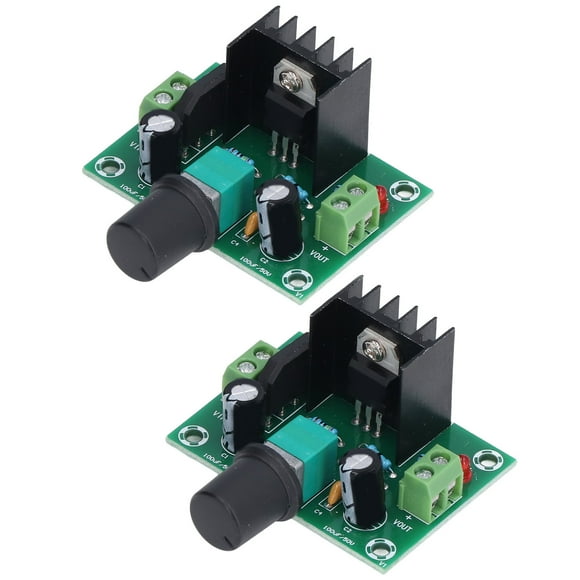 Voltage Regulator Board, 2Pcs Large Heat Dissipation LM317 Linear Module Sensor For Industry