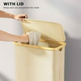 thumbnail image 5 of SpaceAid Slim Laundry Hamper with Lid, 65L Narrow Tall Clothes Basket Bin, Beige, 5 of 6