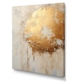 thumbnail image 2 of Designart "Fusion Of Gold And Beige Paint I" Abstract Painting Wall Decor, 2 of 7