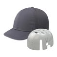 thumbnail image 1 of Gorra de béisbol con protección cómoda para la cabeza, ideal para talleres, fábricas y lugares de trabajo. Gris, 1 of 8
