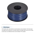 thumbnail image 3 of Uxcell 28AWG Stranded Wire Hookup 50M/164ft Blue, Electrical Wire UL1007 Spool, 3 of 6