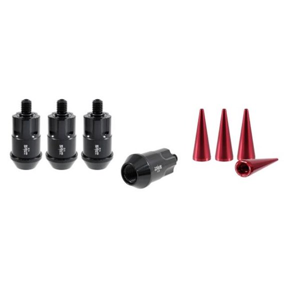 True Spike 1220K72 True Spike Wheel Installation Kit, Black & Red