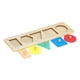 thumbnail image 5 of Tablero de agarre Montessori, juguete de aprendizaje temprano, forma geométrica, perilla de rompecabezas de madera, tablero de clavija para cumpleaños, 5 of 9