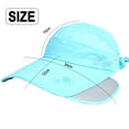 thumbnail image 2 of Sombrero de ala ancha con visera para mujer, sombrero de protección solar para playa, viajes, senderismo, jardinería, camping, 2 of 6