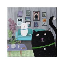 Stupell Industries Rock the Moment Phrase Family Pet Living Room, 36 x 36,Design by Carla Daly