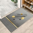 thumbnail image 2 of Memory Foam Bath Mat with Cobblestone Design, Super Soft & Quick-Dry Bathroom Rugs, Machine Washable Non-Slip Absorbent Floor Mat for Bathroom Shower Tub, 16x24 Inch, Gray by PALIFEUR, 2 of 7