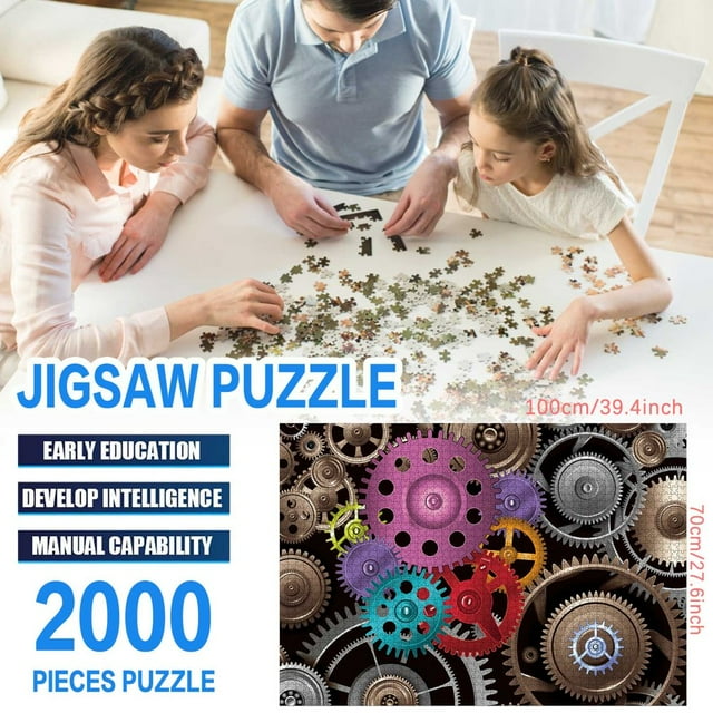 MesaSe 2000 Pcs Adult And Ahildren‘s Intellectual Development Puzzle Toy Holiday Gift