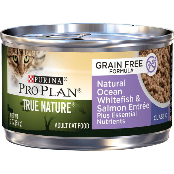 (24 Pack) Purina Pro Plan Natural, Grain Free Pate Wet Cat Food, TRUE