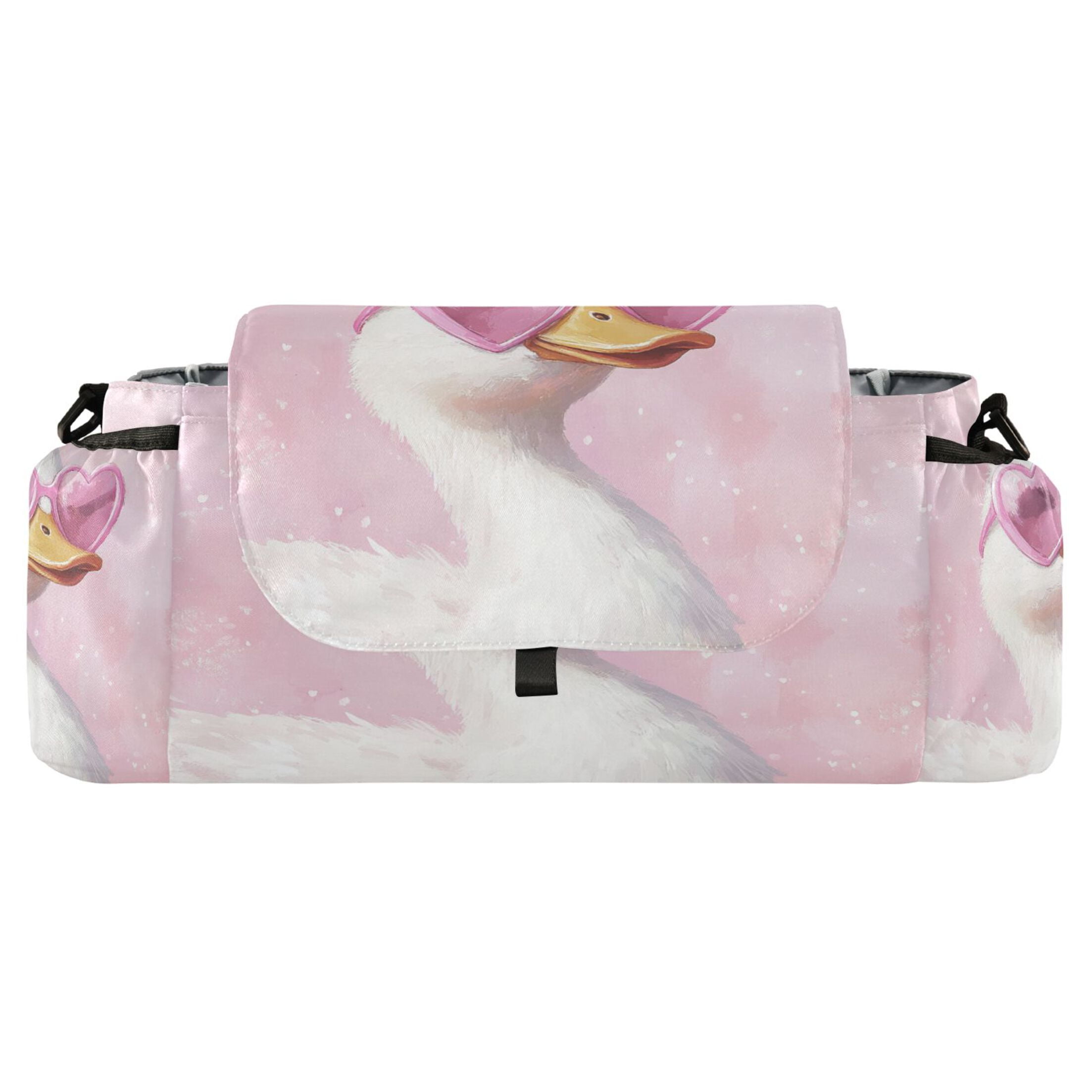 DIXRUYEE Stroller Organizer Joyful Duck Printed