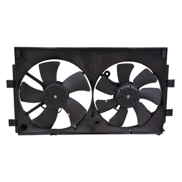 Brock Replacement Dual Radiator Condenser Cooling Fan Assembly ...