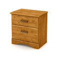 thumbnail image 1 of South Shore Cabana 2-Drawer Nightstand, Country Pine, 1 of 1