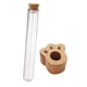 thumbnail image 5 of Cat Whisker Vaso para recuerdos de bigotes de gato con base de madera botella de vidrio para conservar pelo de mascota caja de recuerdos para gatos colector de barba adecuado para regalos de, 5 of 9